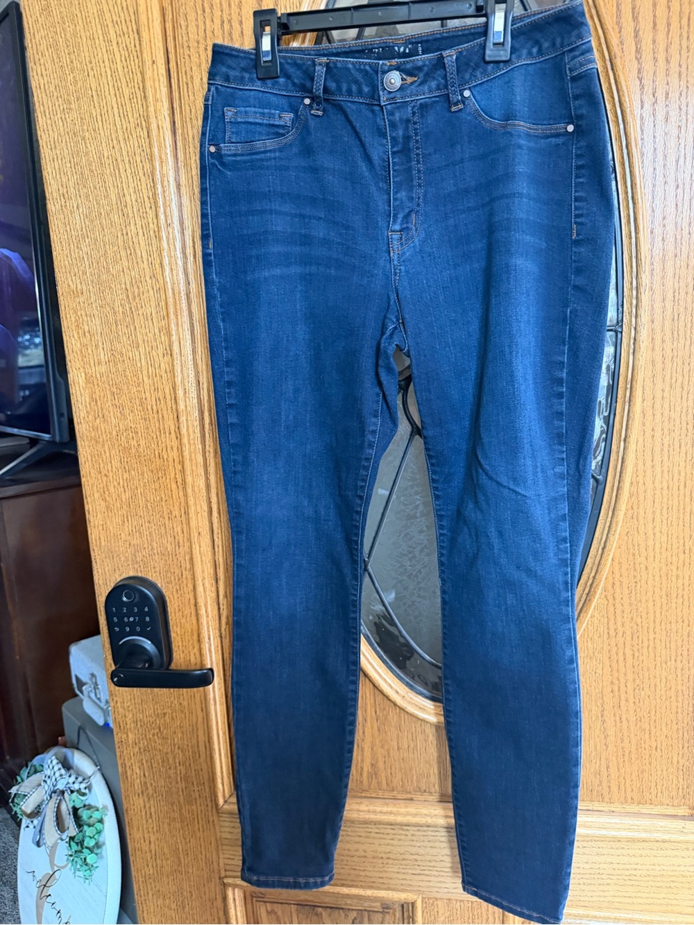 Rewash Dark Wash Stretch Skinny Jeans junior Size 9/29